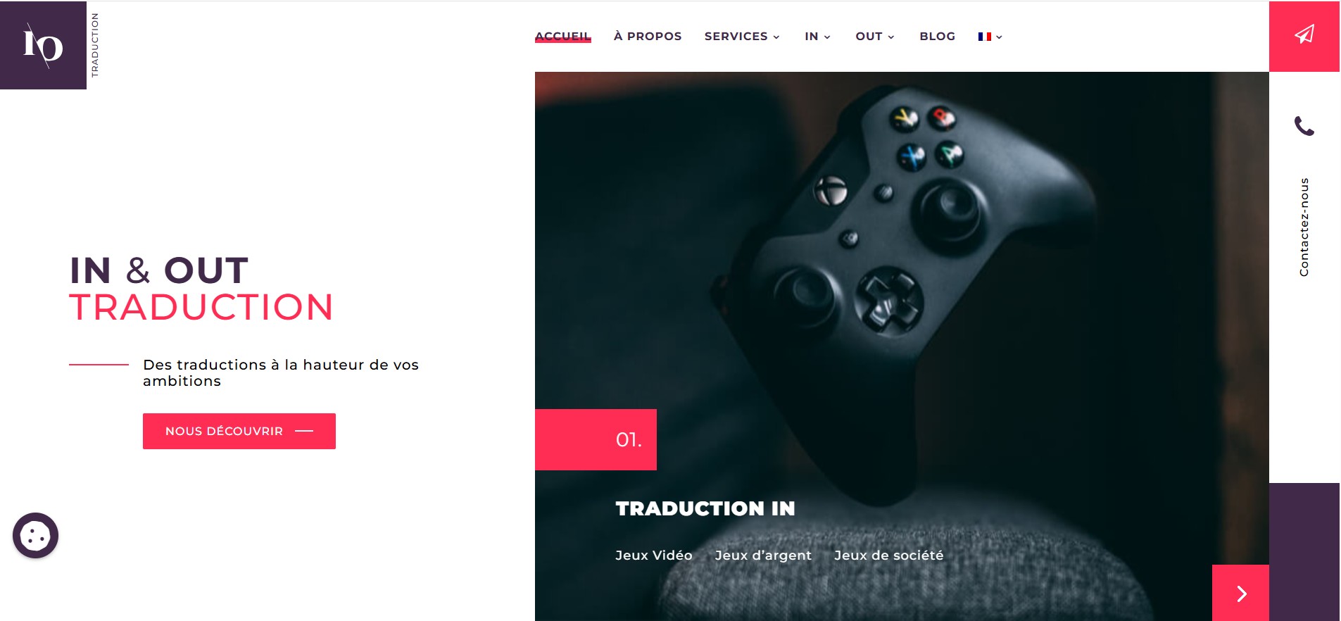 Site In & Out Traduction